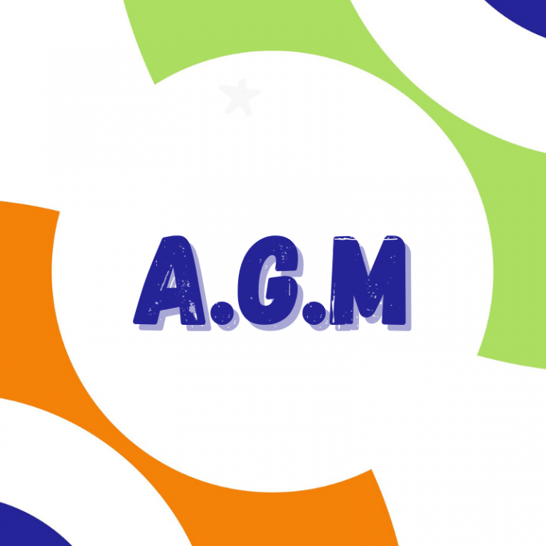 poster with the letters A.G.M
