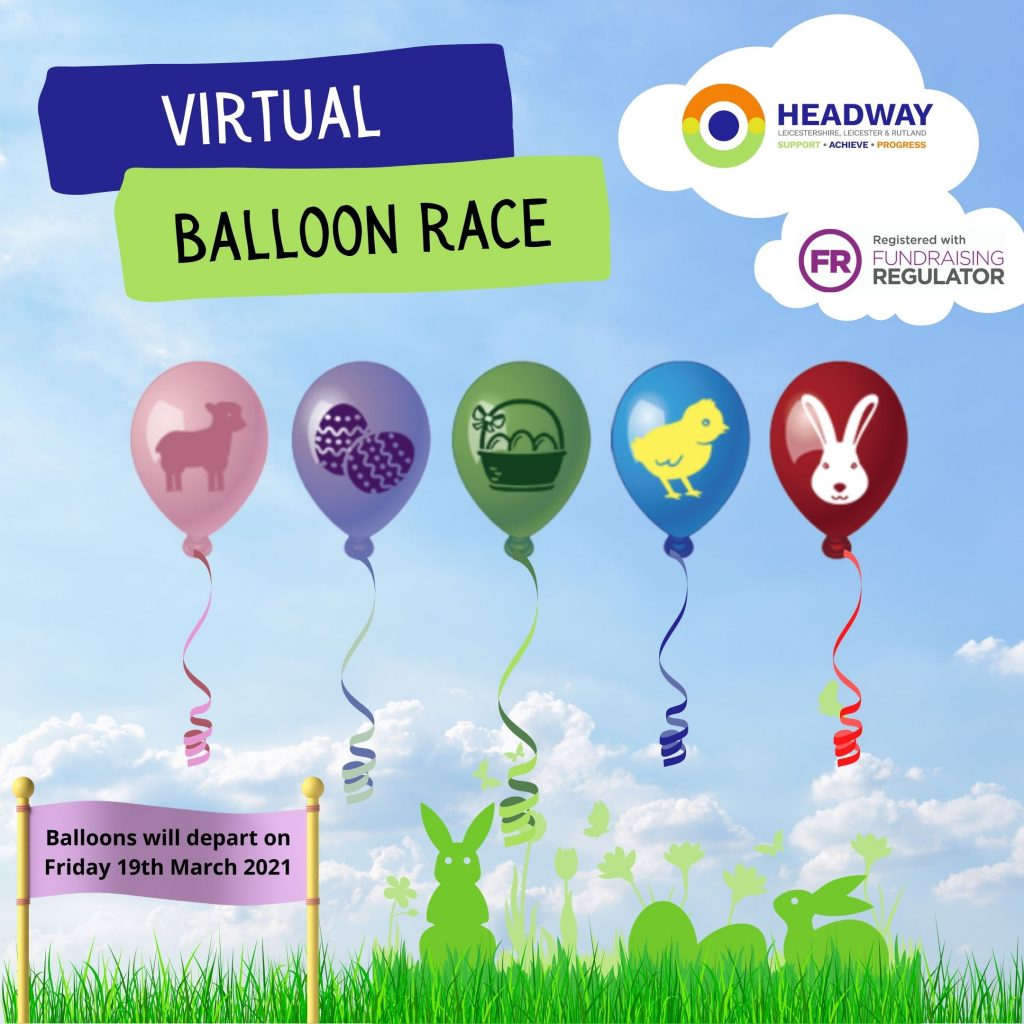 virtual balloon race poster