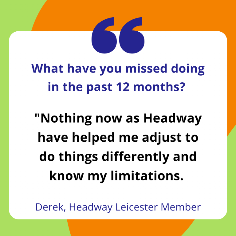 quote from a person attending headway
