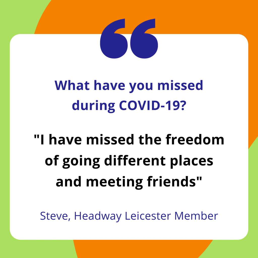 quote from a member of headway